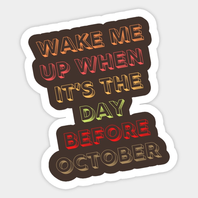 End of September Sticker by WearablePSA